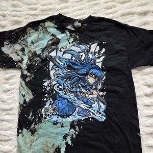 Gildan Black and Blue Splatter T-Shirt